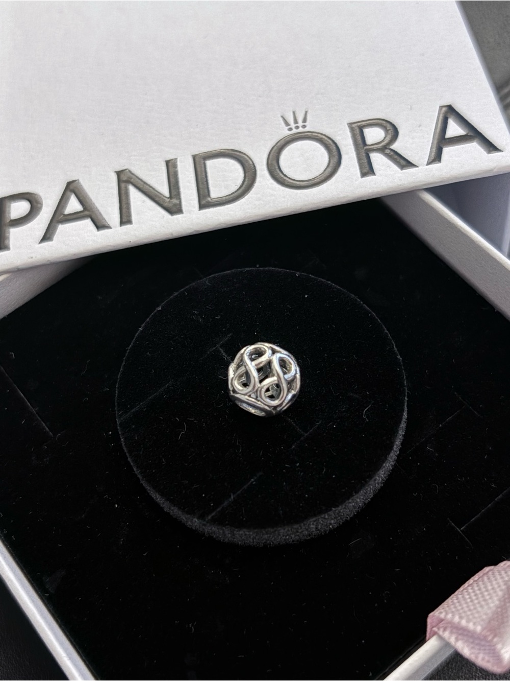 Pandora Silver Openwork Filigree Charm